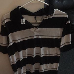 Black and white Man Tee